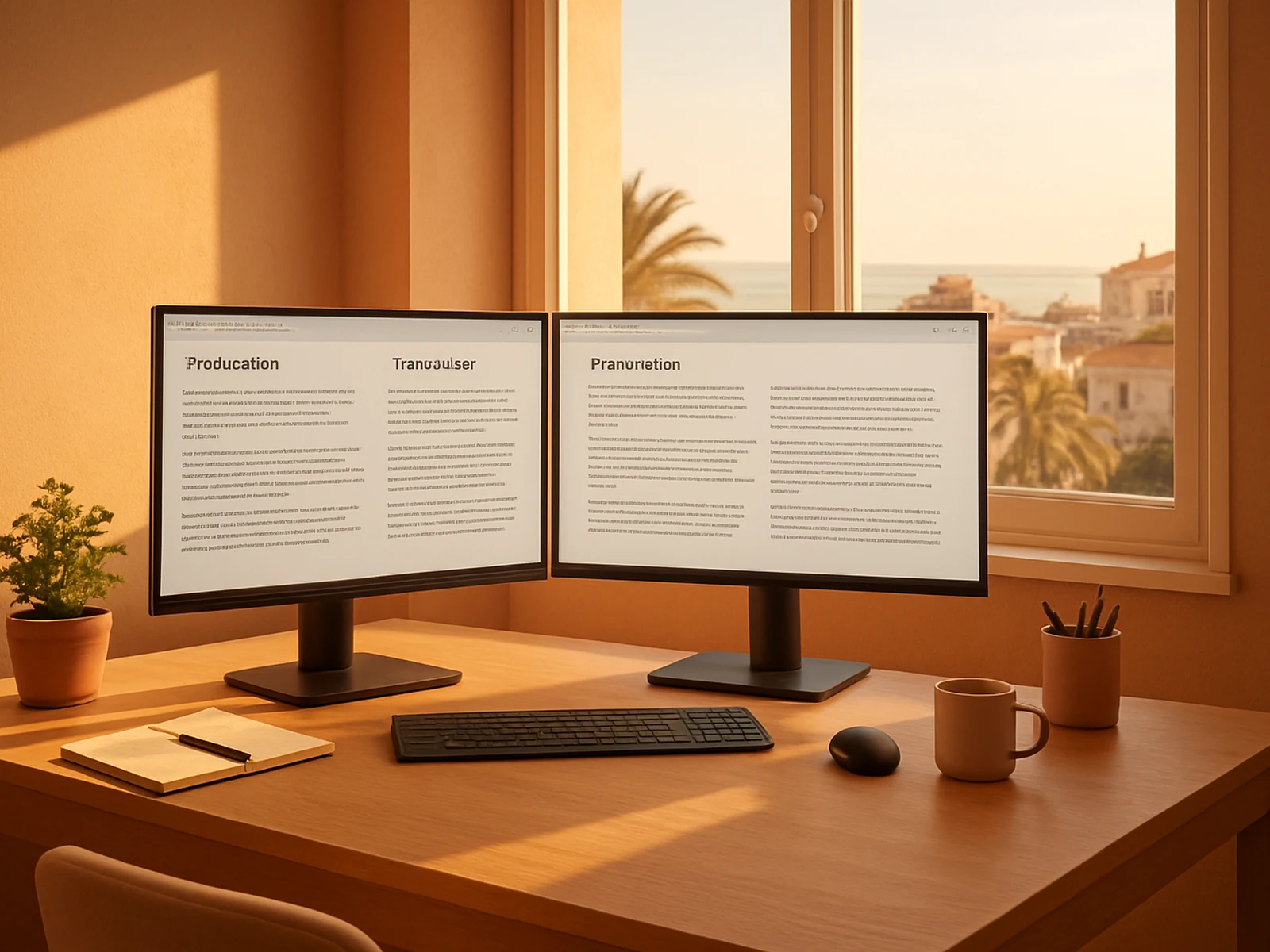 Translation workspace, Gandia